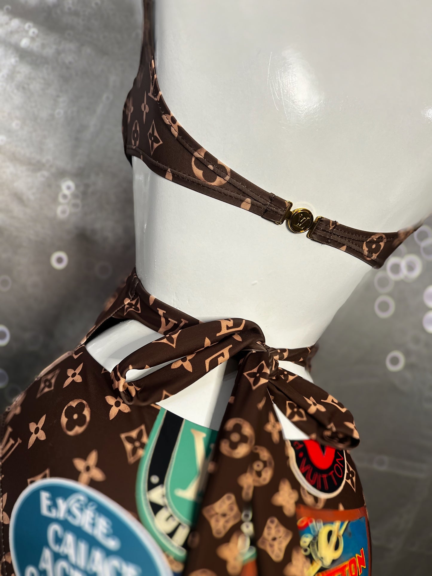 Stamped swimsuit