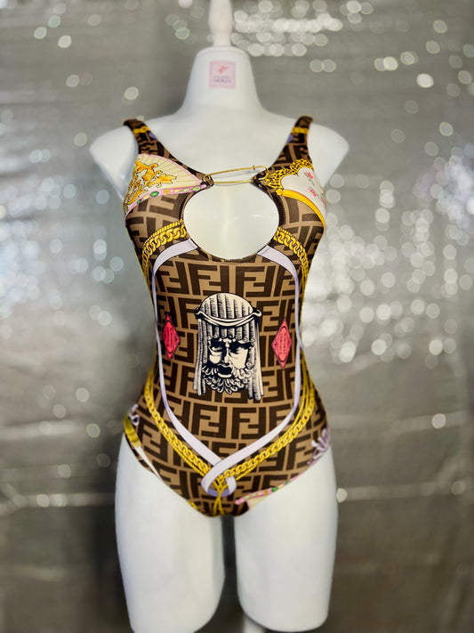 F swimsuit
